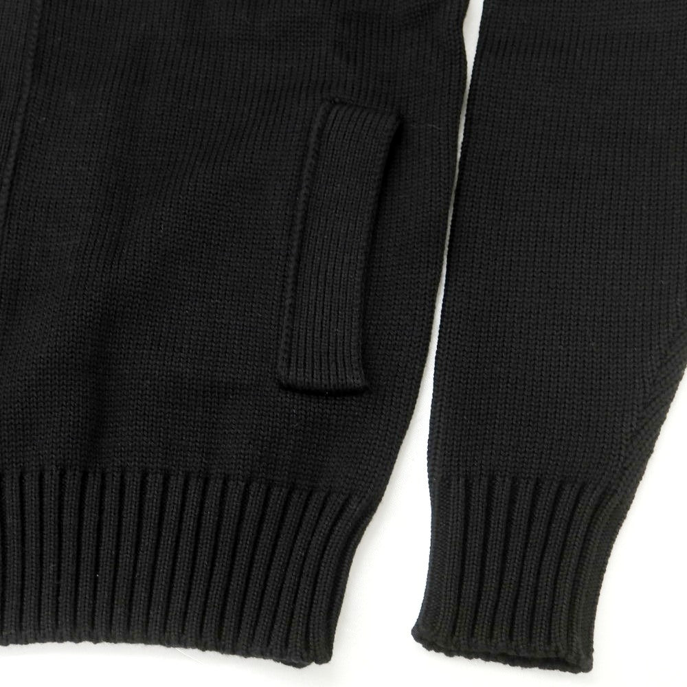 [New] ZANONE CHIOTO Kyoto Mid-gauge Wool Stand Collar Cardigan Black [50] [Condition Rank N] [Men&