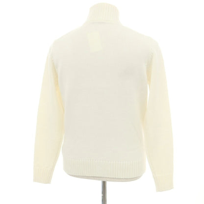 [New] ZANONE CHIOTO Kyoto mid gauge wool stand collar cardigan off white [48] [Condition rank N] [Men&