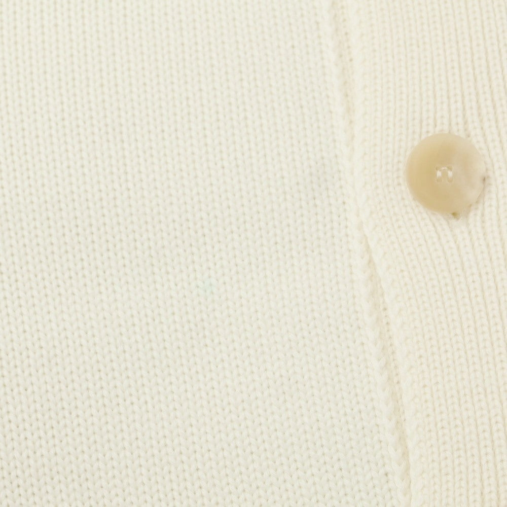 [New Outlet] ZANONE CHIOTO Kyoto Mid-gauge Wool Stand Collar Cardigan Off-white [48] [Condition Rank N-] [Men&