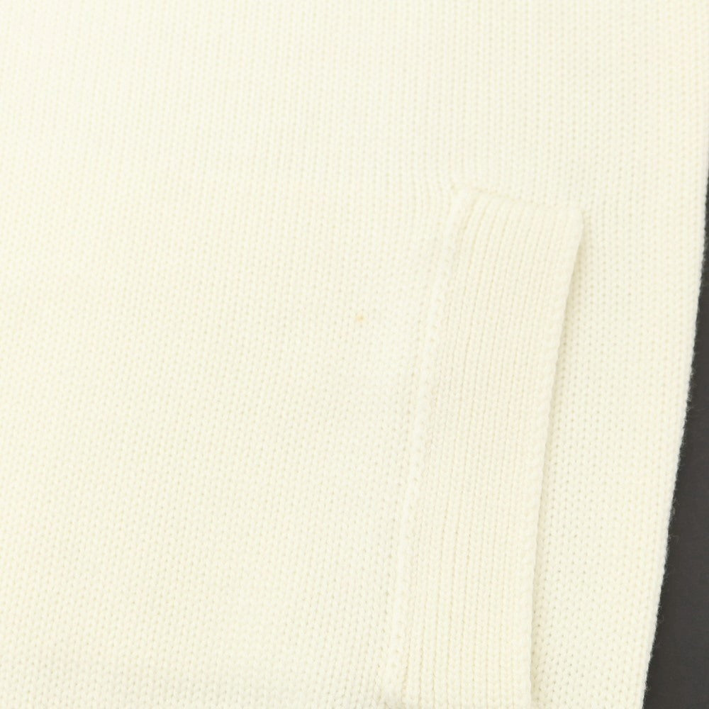 [New Outlet] ZANONE CHIOTO Kyoto Mid-gauge Wool Stand Collar Cardigan Off-white [48] [Condition Rank N-] [Men&