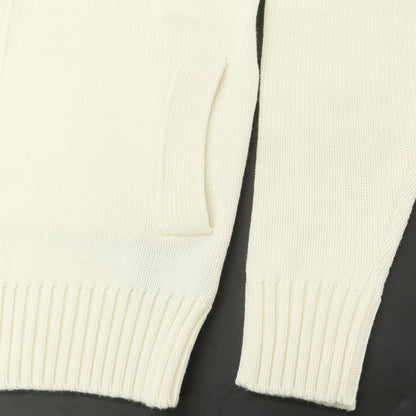 [New] ZANONE CHIOTO Kyoto mid gauge wool stand collar cardigan off white [50] [Condition rank N] [Men&