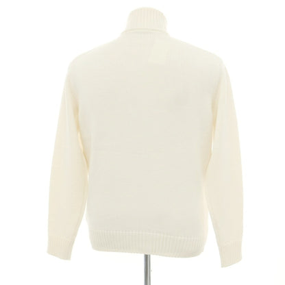 [New] ZANONE CHIOTO Kyoto Mid-gauge Wool Stand Collar Cardigan Off-white [52] [Condition Rank N] [Men&