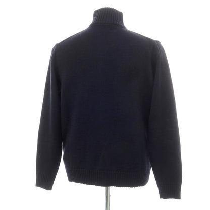 [New] ZANONE CHIOTO Kyoto mid gauge wool stand collar cardigan, navy [54] [Condition rank N] [Men&