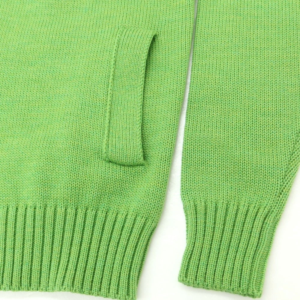 [New] ZANONE CHIOTO Kyoto mid gauge wool stand collar cardigan light green [46] [Condition rank N] [Men&