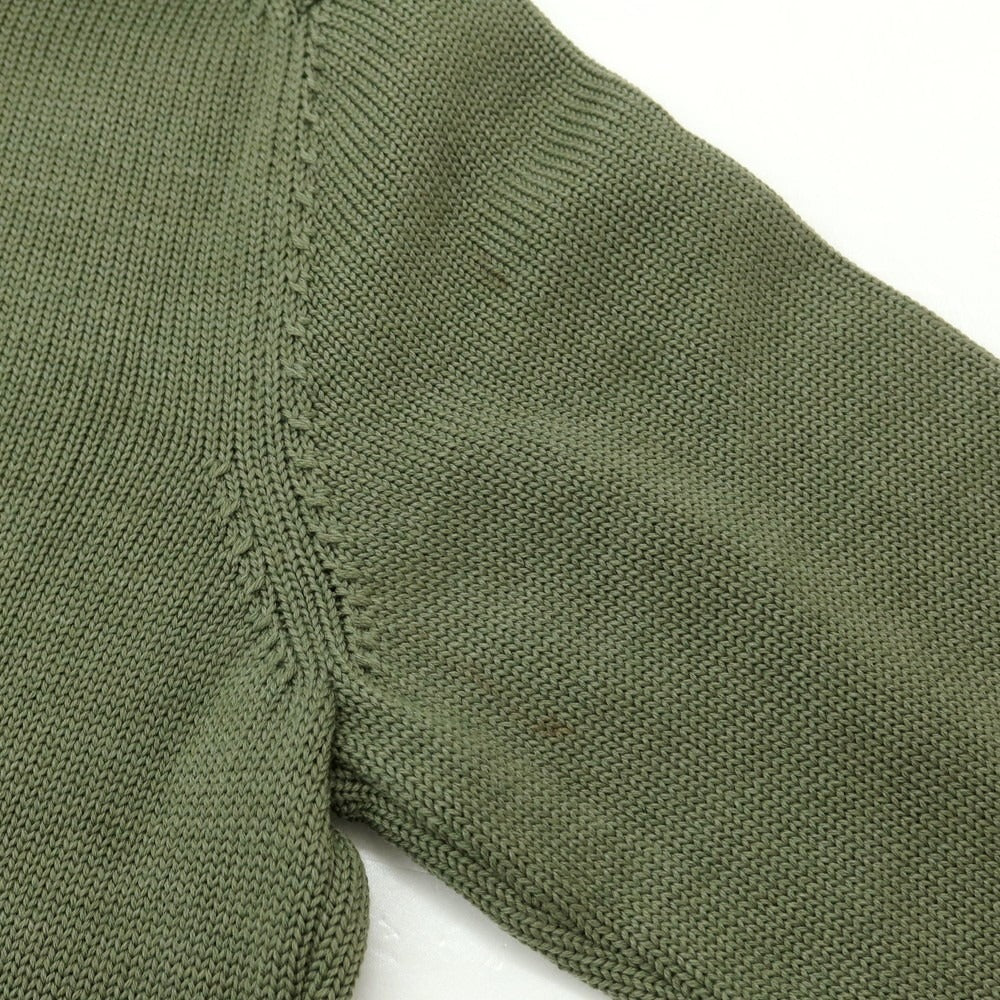 [New Outlet] ZANONE CHIOTO Kyoto Mid-gauge Wool Stand Collar Cardigan Sage Green [52] [Condition Rank N-] [Men&