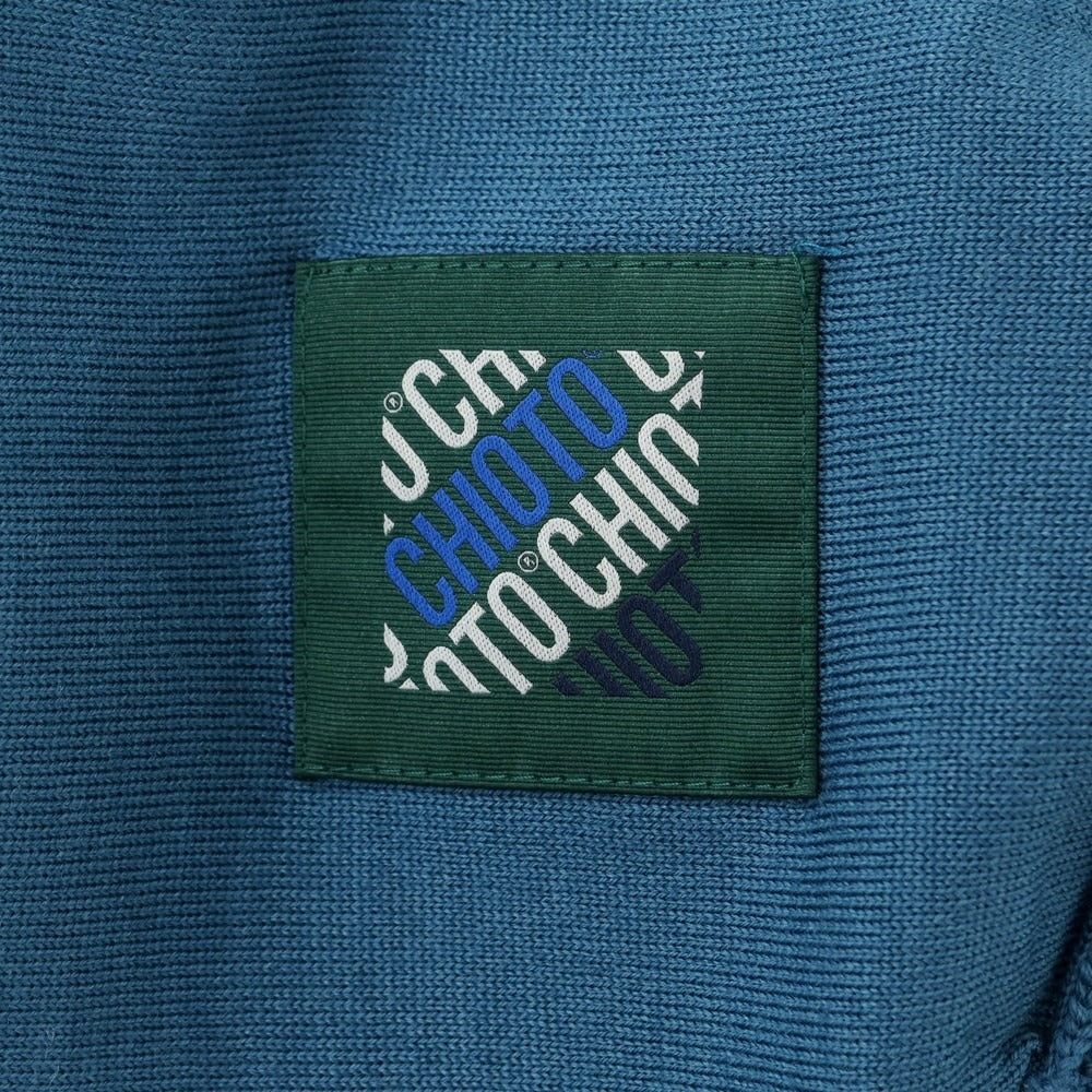 [New] ZANONE CHIOTO Kyoto mid gauge wool stand collar cardigan, blue [50] [Condition rank N] [Men&