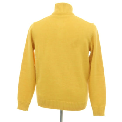 [New Outlet] ZANONE CHIOTO Kyoto Mid-gauge Wool Stand Collar Cardigan Yellow [52] [Condition Rank N-] [Men&