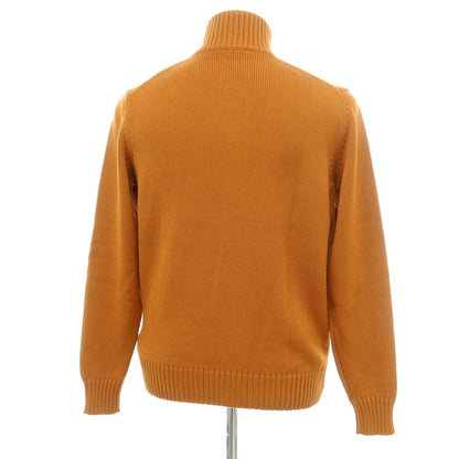 [New] ZANONE CHIOTO Kyoto mid gauge wool stand collar cardigan dark orange [50] [Condition rank N] [Men&