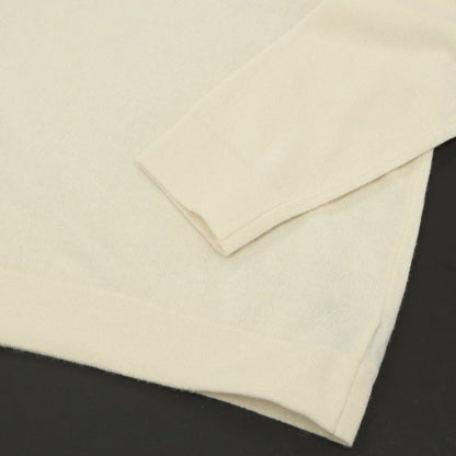 【新品】ザノーネ ZANONE ウールカシミヤ 長袖 ポロニット アイボリー【 50 】【 状態ランクN 】【 メンズ 】
