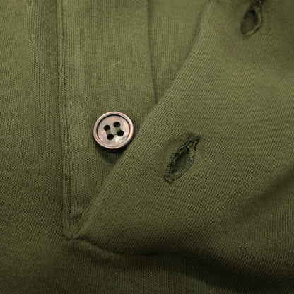 【新品】ザノーネ ZANONE コットン 長袖ポロシャツ オリーブ【 46 】【 状態ランクN 】【 メンズ 】