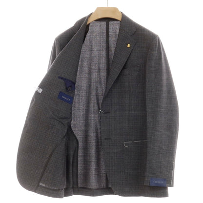 【新品】サルトリア ラトーレ SARTORIA LATORRE ウール 3つボタンスーツ ダークグレー【 46 】【 状態ランクN 】【 メンズ 】