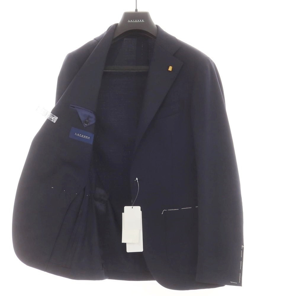 【新品】サルトリア ラトーレ SARTORIA LATORRE ストレッチウール 3つボタンスーツ ダークネイビー【 44 】【 状態ランクN 】【 メンズ 】
[APD]