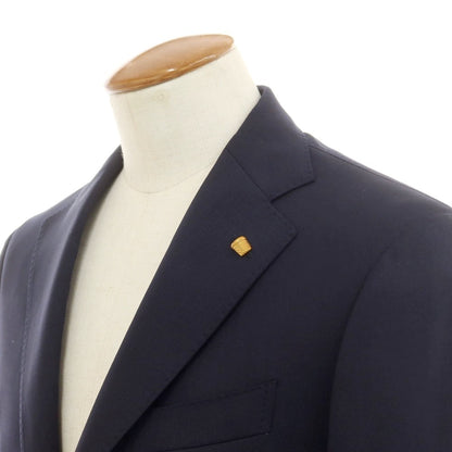 【新品】サルトリア ラトーレ SARTORIA LATORRE ストレッチウール 3つボタンスーツ ダークネイビー【 48 】【 状態ランクN 】【 メンズ 】
