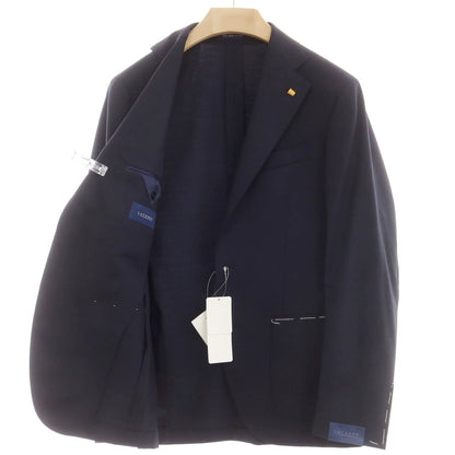 【新品】サルトリア ラトーレ SARTORIA LATORRE ストレッチウール 3つボタンスーツ ダークネイビー【 48 】【 状態ランクN 】【 メンズ 】