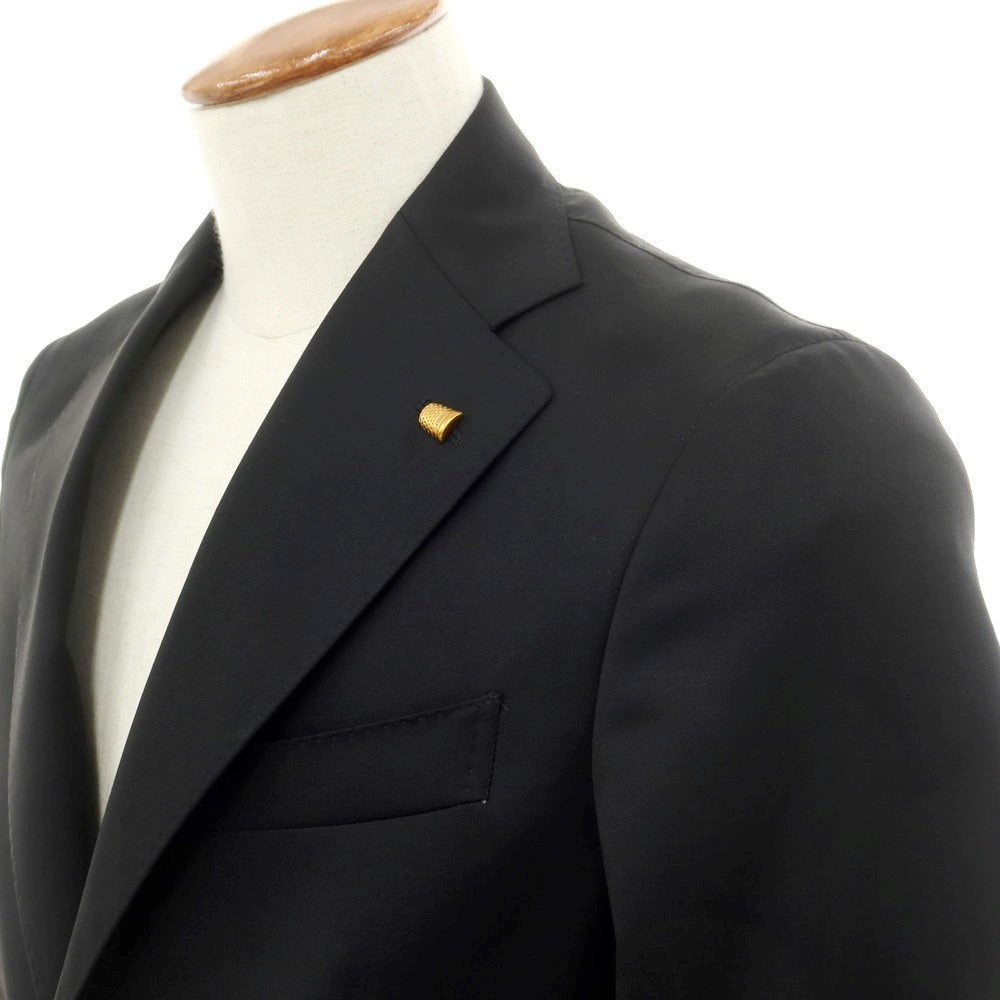 【新品】サルトリア ラトーレ SARTORIA LATORRE ウール 3つボタンスーツ ブラック【 46 】【 状態ランクN 】【 メンズ 】