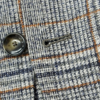 【SALE10％OFF/返品不可】【新品】サルトリア ラトーレ SARTORIA LATORRE ウールアルパカ チェック テーラードジャケット ネイビーxホワイト【 48 】【 状態ランクN 】【 メンズ 】