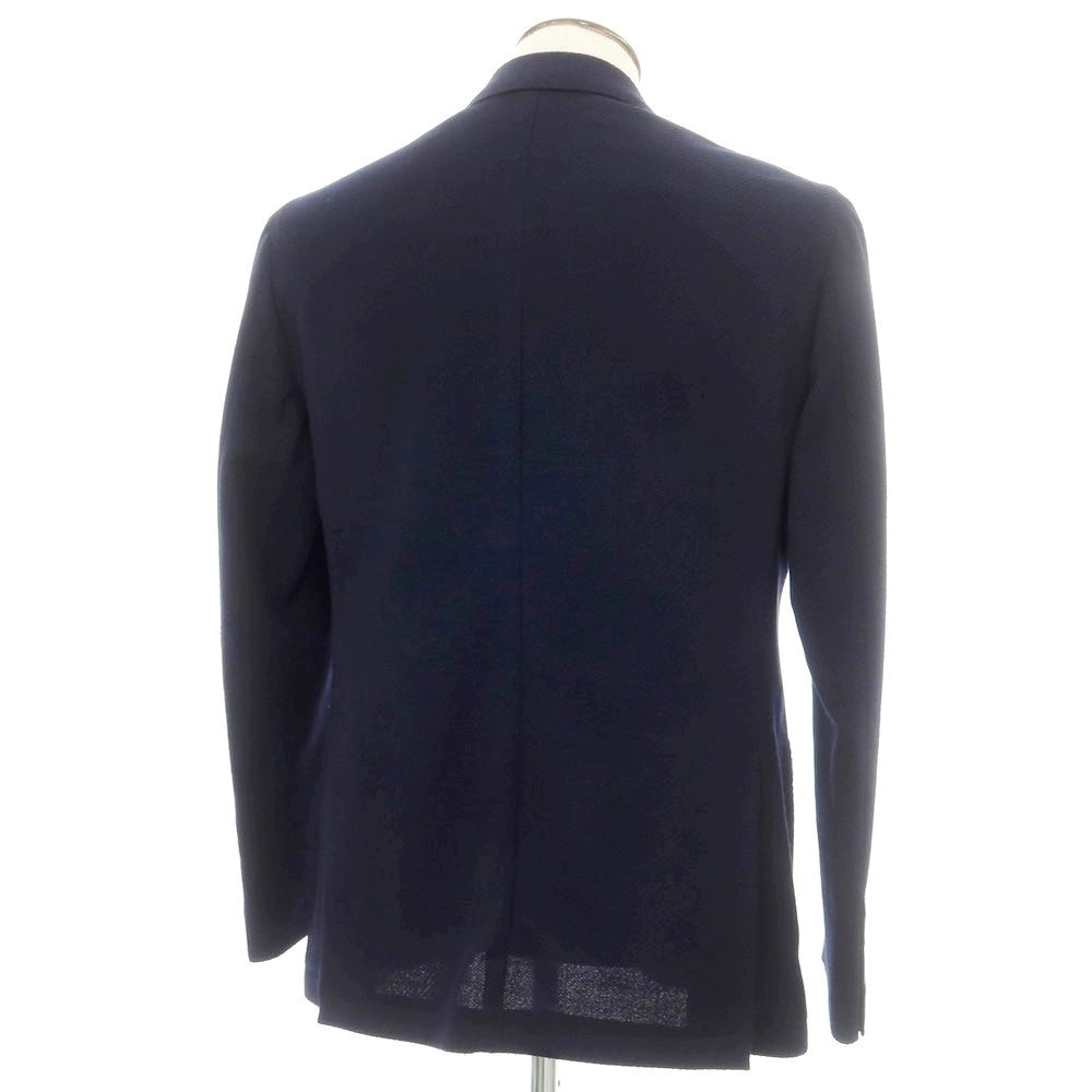 [New] SARTORIA LATORRE Stretch Wool Tailored Jacket Navy [50] [Condition Rank N] [Men&