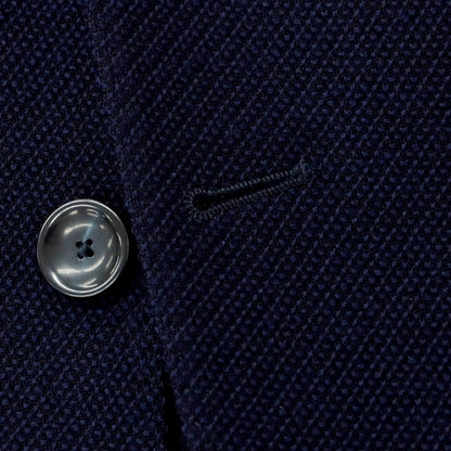 [New] SARTORIA LATORRE Stretch Wool Tailored Jacket Navy [50] [Condition Rank N] [Men&