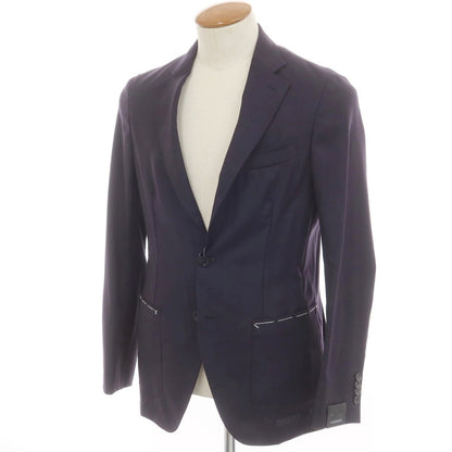 [New] SARTORIA LATORRE Summer Wool Tailored Jacket Navy [46] [Condition Rank N] [Men&