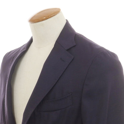 [New] SARTORIA LATORRE Summer Wool Tailored Jacket Navy [46] [Condition Rank N] [Men&