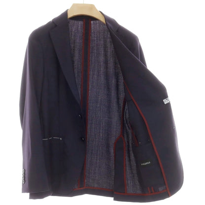 [New] SARTORIA LATORRE Summer Wool Tailored Jacket Navy [46] [Condition Rank N] [Men&