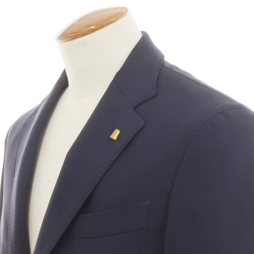 【新品アウトレット】サルトリア ラトーレ SARTORIA LATORRE ウール ナイロン ジャージー テーラードジャケット ネイビー【サイズ46】【 状態ランクN- 】【 メンズ 】[EPD]