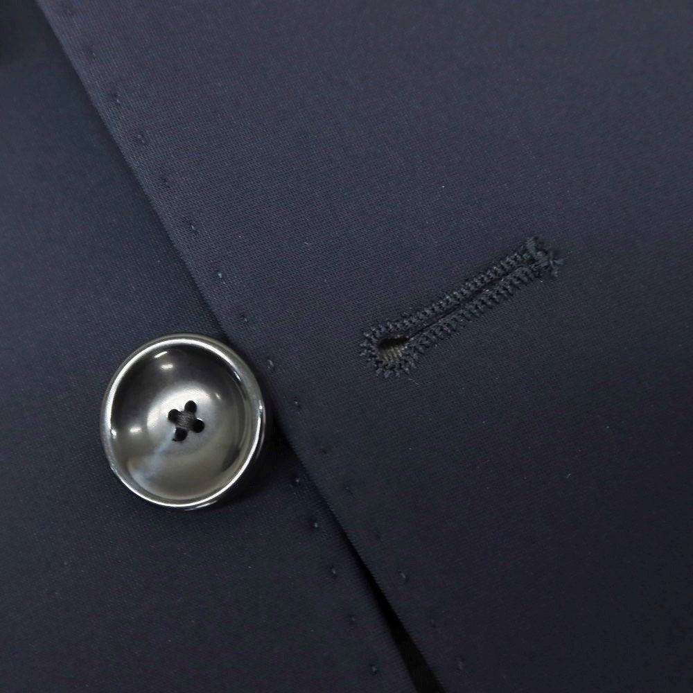 【新品アウトレット】サルトリア ラトーレ SARTORIA LATORRE ウール ナイロン ジャージー テーラードジャケット ネイビー【サイズ46】【 状態ランクN- 】【 メンズ 】[EPD]