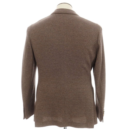 [New] SARTORIA LATORRE Cotton Wool Jersey Tailored Jacket Brown [50] [Condition Rank N] [Men&