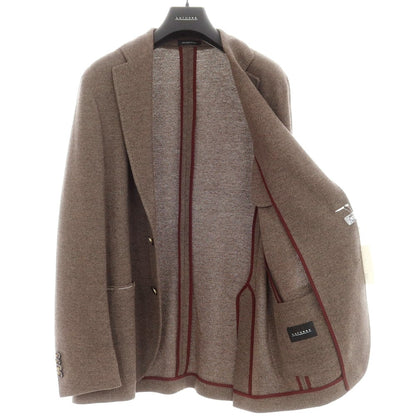 [New] SARTORIA LATORRE Cotton Wool Jersey Tailored Jacket Brown [50] [Condition Rank N] [Men&
