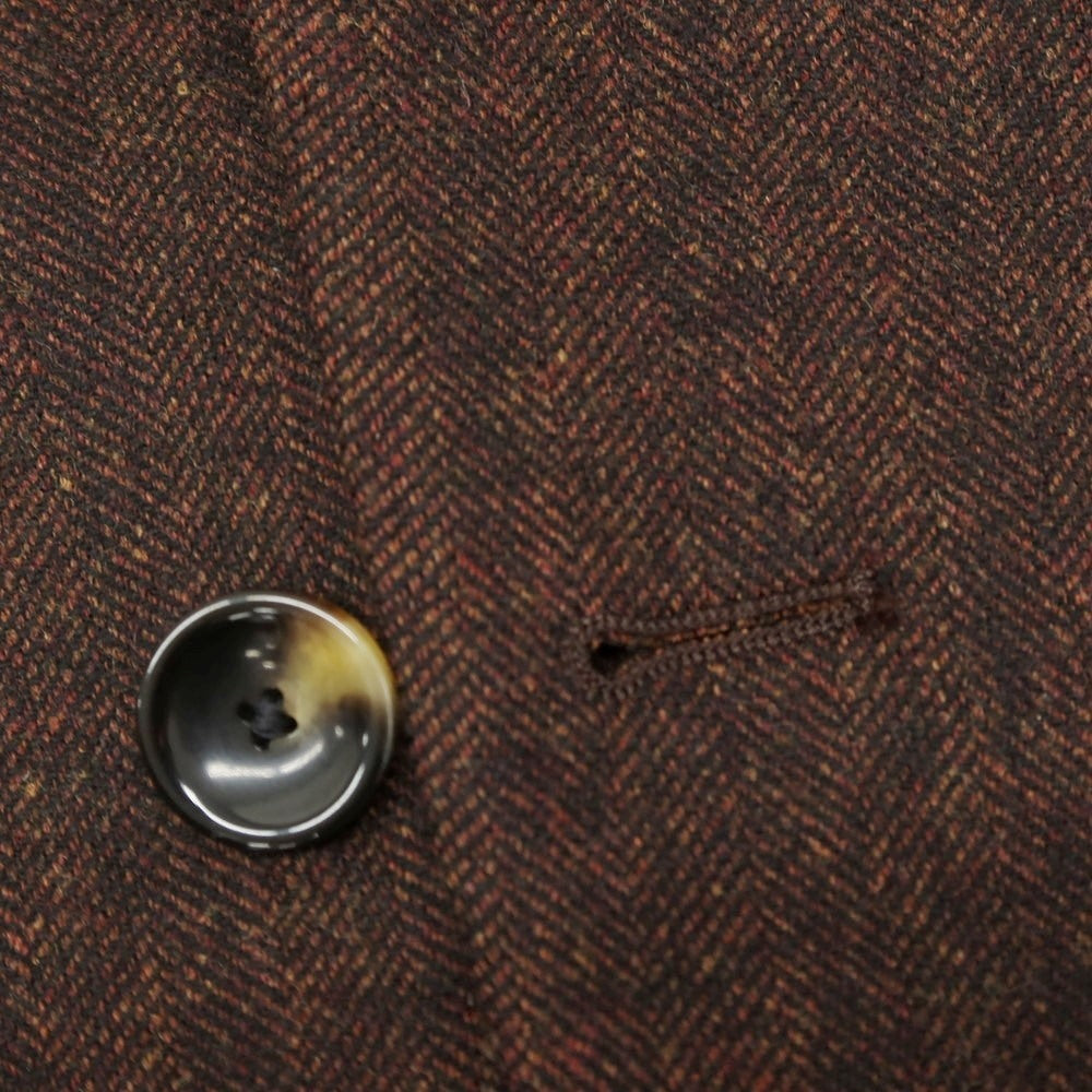 [New] SARTORIA LATORRE Stretch Wool Nylon Tailored Jacket Dark Red Brown [44] [Condition Rank N] [Men&