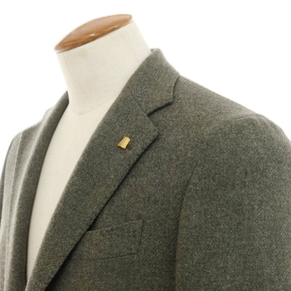 【新品】サルトリア ラトーレ SARTORIA LATORRE ウール テーラードジャケット グレイッシュグリーン【 46 】【 状態ランクN 】【 メンズ 】