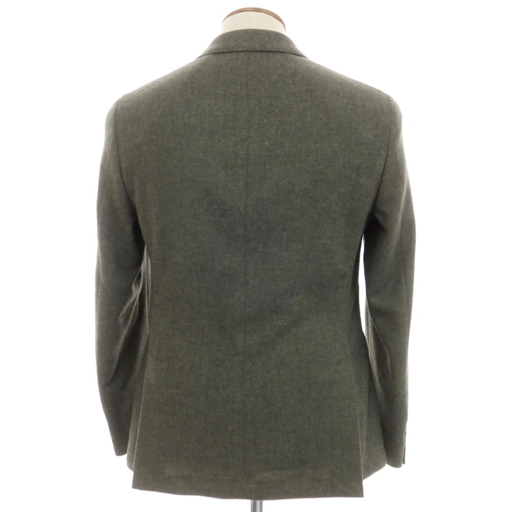 【新品】サルトリア ラトーレ SARTORIA LATORRE ウール テーラードジャケット グレイッシュグリーン【 46 】【 状態ランクN 】【 メンズ 】