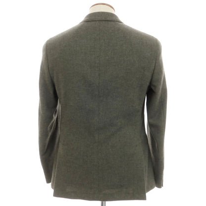【新品】サルトリア ラトーレ SARTORIA LATORRE ウール テーラードジャケット グレイッシュグリーン【 46 】【 状態ランクN 】【 メンズ 】