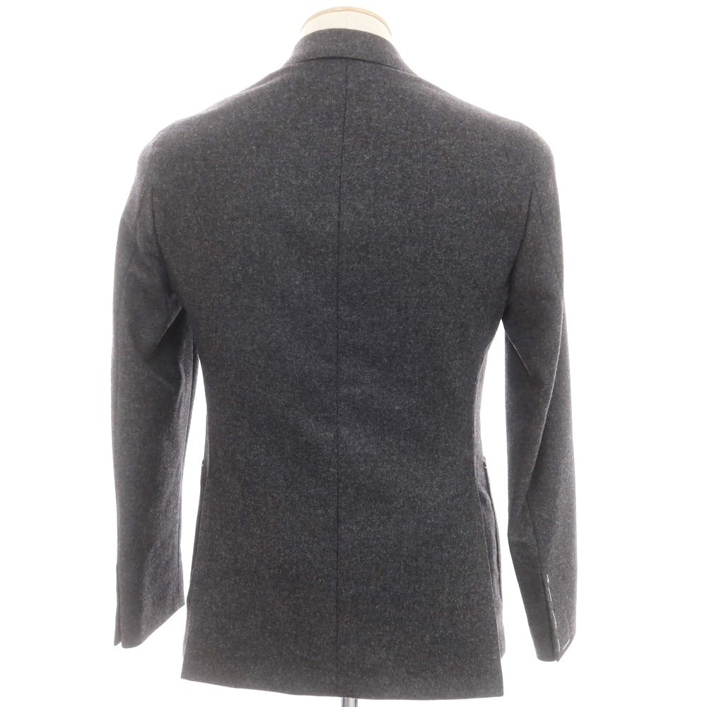 【新品】サルトリア ラトーレ SARTORIA LATORRE ウールカシミヤ テーラードジャケット ダークグレー【サイズ42】【 状態ランクN 】【 メンズ 】[EPD]