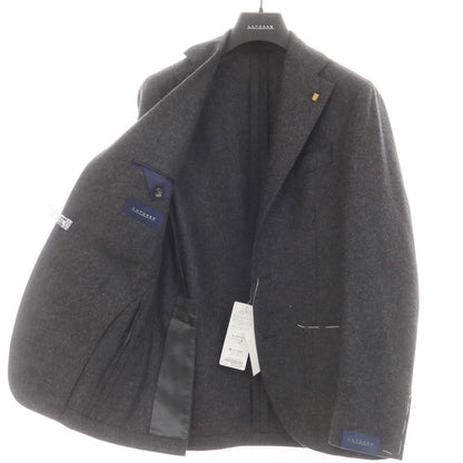 【新品】サルトリア ラトーレ SARTORIA LATORRE ウールカシミヤ テーラードジャケット ダークグレー【 44 】【 状態ランクN 】【 メンズ 】