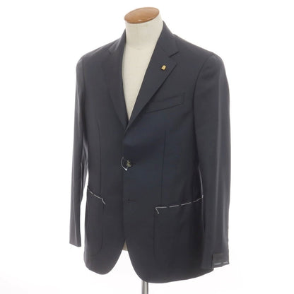 [New] SARTORIA LATORRE Wool Tailored Jacket Dark Gray [46] [Condition Rank N] [Men&
