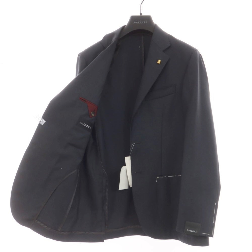 [New] SARTORIA LATORRE Wool Tailored Jacket Dark Gray [46] [Condition Rank N] [Men&