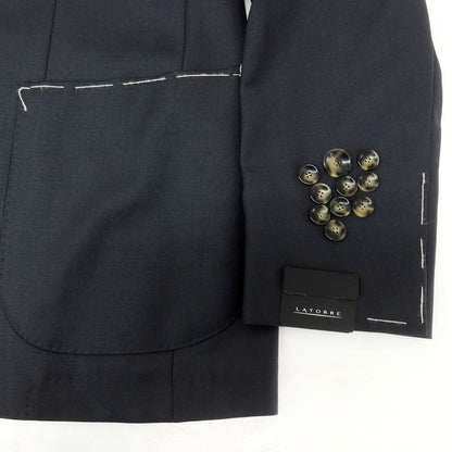 [New] SARTORIA LATORRE Wool Tailored Jacket Dark Gray [46] [Condition Rank N] [Men&