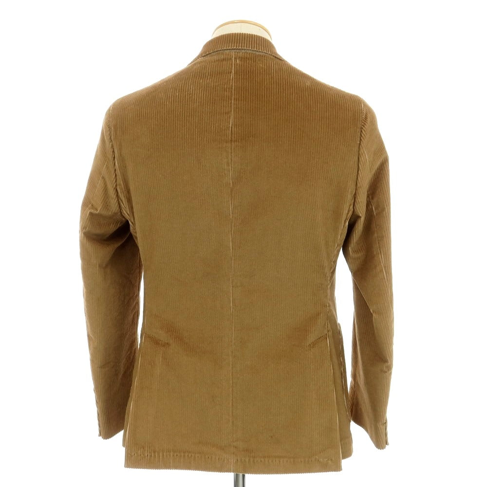 【新品】サルトリア ラトーレ SARTORIA LATORRE ストレッチ コーデュロイ テーラードジャケット ダークベージュ【サイズ44】【 状態ランクN 】【 メンズ 】 [EPD]