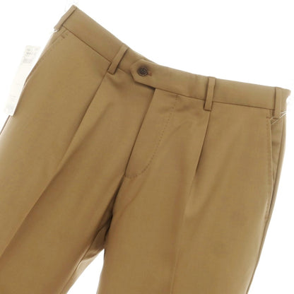 [New] SARTORIA LATORRE Twill Wool Dress Slacks Pants Light Brown [46] [Condition Rank N] [Men&