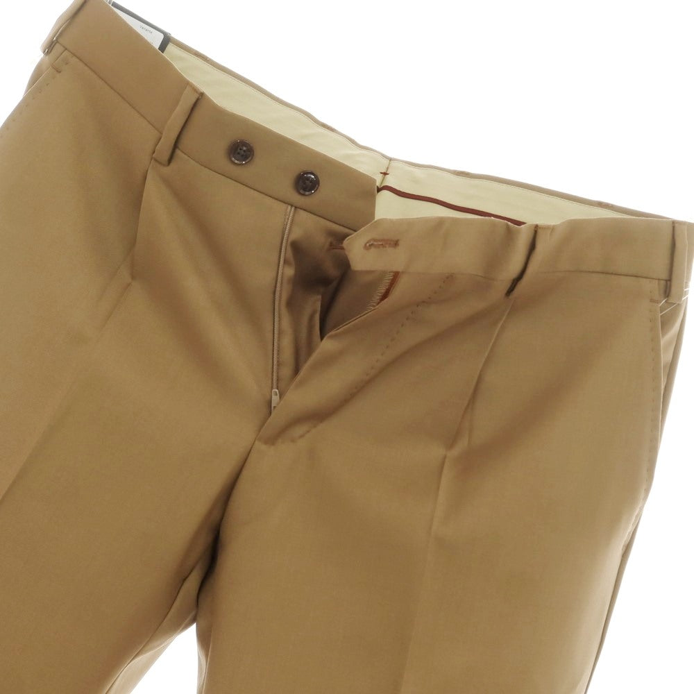 [New] SARTORIA LATORRE Twill Wool Dress Slacks Pants Light Brown [46] [Condition Rank N] [Men&