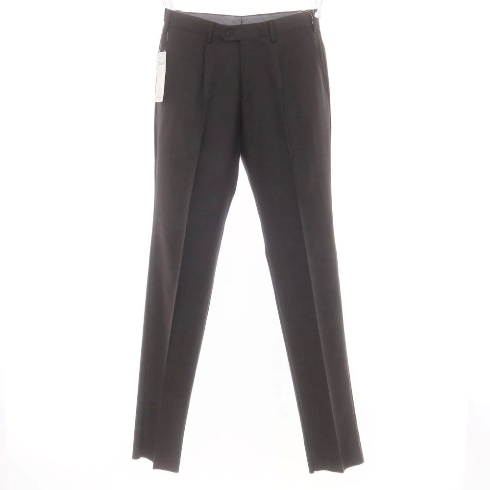 [New] SARTORIA LATORRE Wool Dress Slacks Pants Grayish Dark Brown [44] [Condition Rank N] [Men&