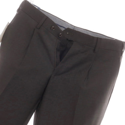 [New] SARTORIA LATORRE Wool Dress Slacks Pants Grayish Dark Brown [44] [Condition Rank N] [Men&