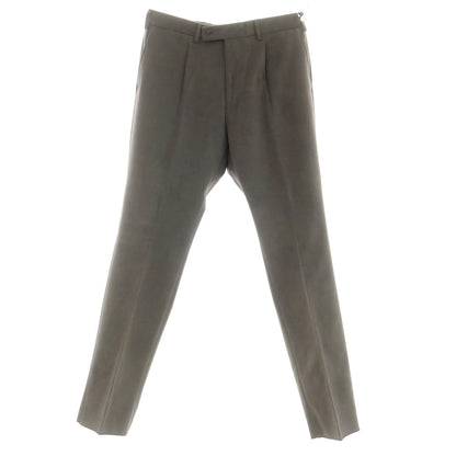 【新品】サルトリア ラトーレ SARTORIA LATORRE ストレッチコットン カジュアルスラックスパンツ カーキグレー【 48 】【 状態ランクN 】【 メンズ 】