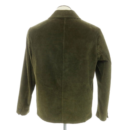 【新品】モンテドーロ Montedoro ストレッチコーデュロイ カバーオール ジャケット オリーブ【 50 】【 状態ランクN 】【 メンズ 】