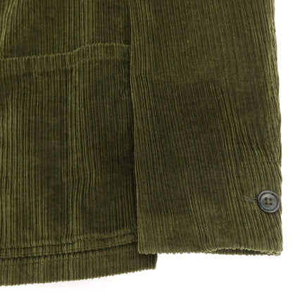 【新品】モンテドーロ Montedoro ストレッチコーデュロイ カバーオール ジャケット オリーブ【 50 】【 状態ランクN 】【 メンズ 】