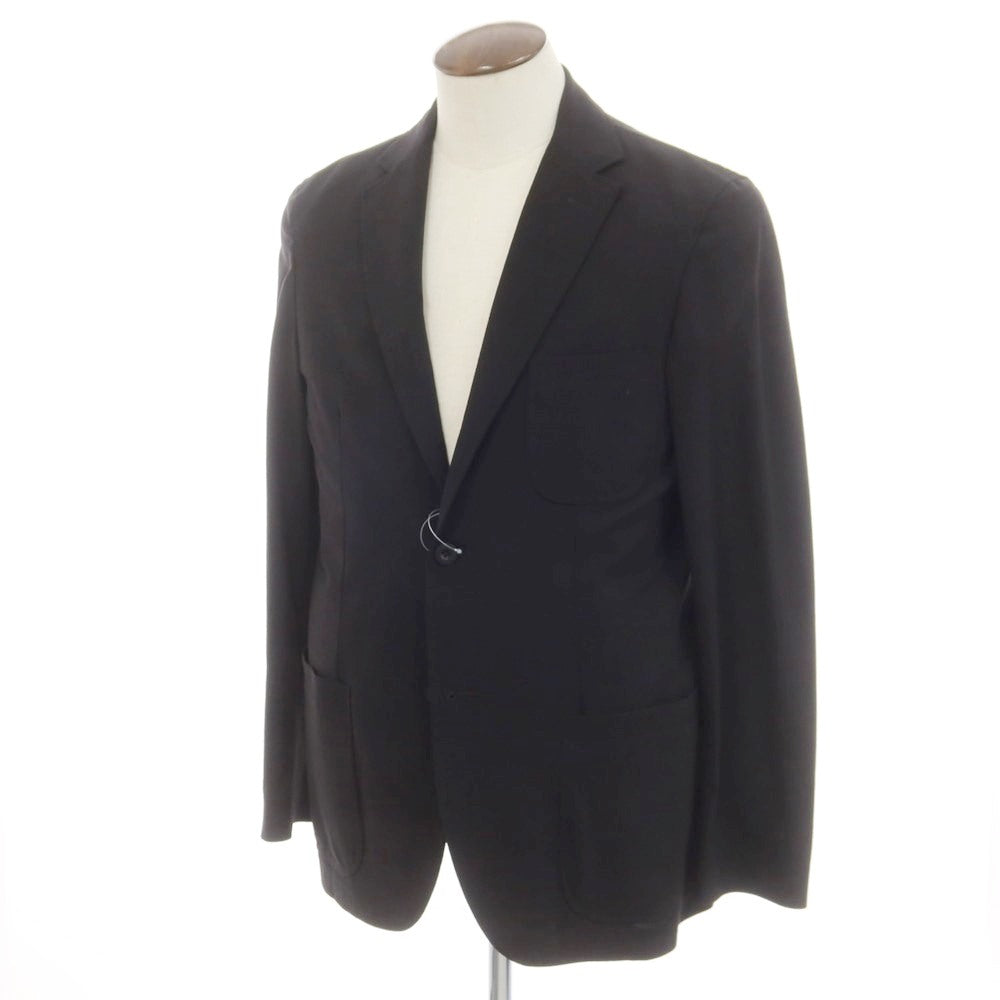 [New] SLOWEAR Stretch Wool Nylon Casual Jacket Black [50] [Condition Rank N] [Men&