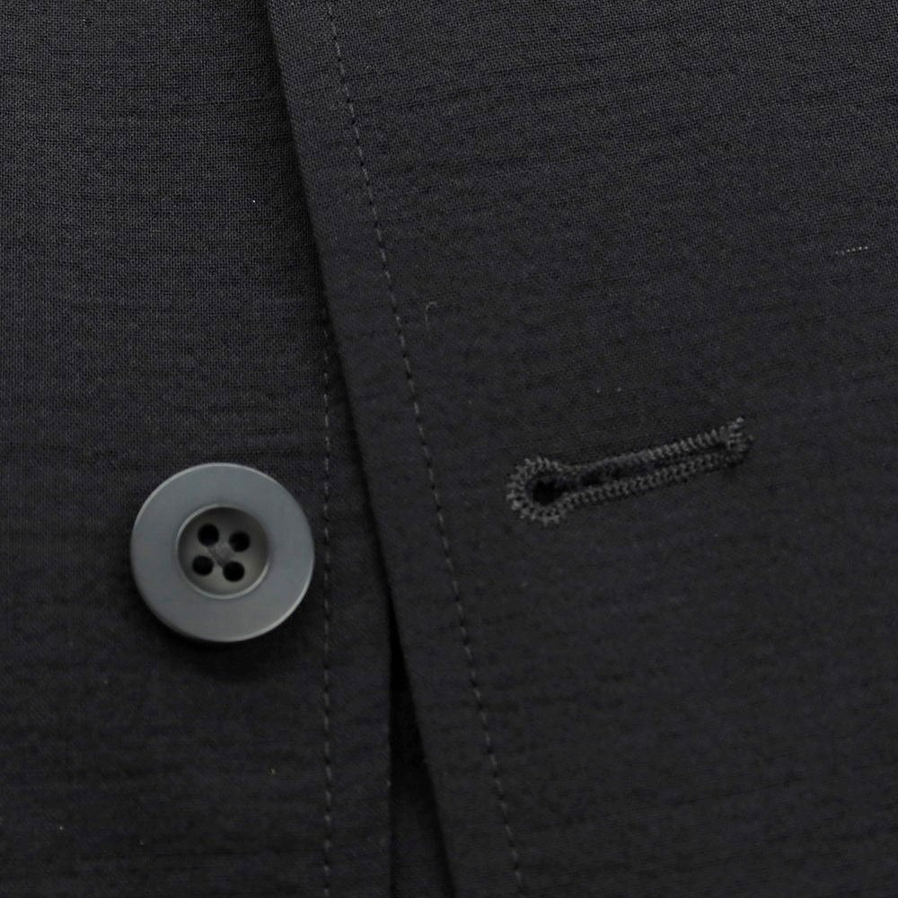 【新品】スローウェア SLOWEAR ストレッチウールナイロン カジュアルジャケット ブラック【サイズ50】【 状態ランクN 】【 メンズ 】[EPD]