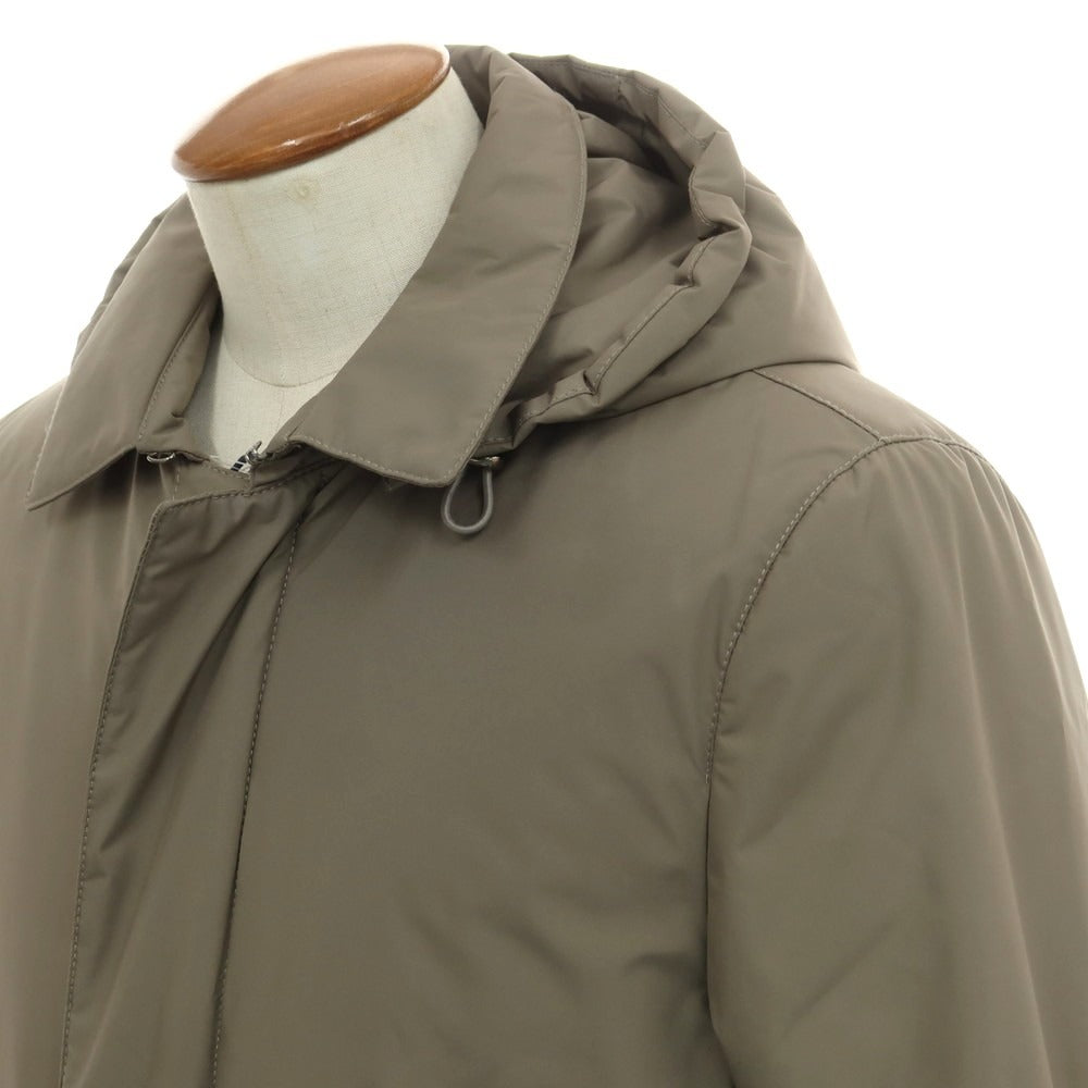 【新品】バルバ BARBA ポリエステル 中綿ダウンコート グレイッシュカーキ【 48 】【 状態ランクN 】【 メンズ 】
