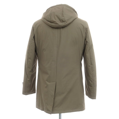 【新品】バルバ BARBA ポリエステル 中綿ダウンコート グレイッシュカーキ【 48 】【 状態ランクN 】【 メンズ 】